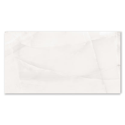 Exotica Ultra Onyx Grey Marble Effect Polished Porcelain Tile (Sample)