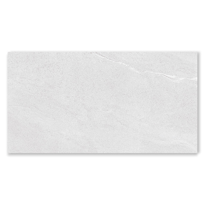 Exuberant Hydra White Concrete Stone Look Matt Finish Porcelain Tile