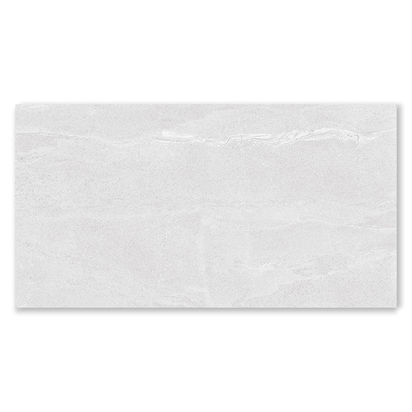 Exuberant Hydra White Concrete Stone Look Matt Finish Porcelain Tile
