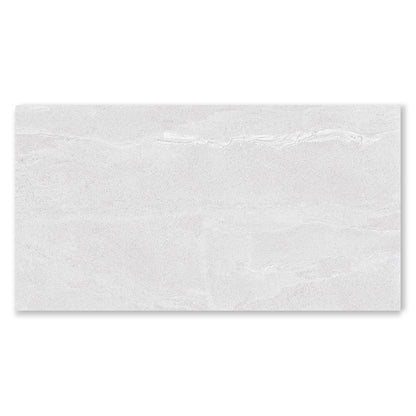 Exuberant Hydra White Concrete Stone Look Matt Finish Porcelain Tile