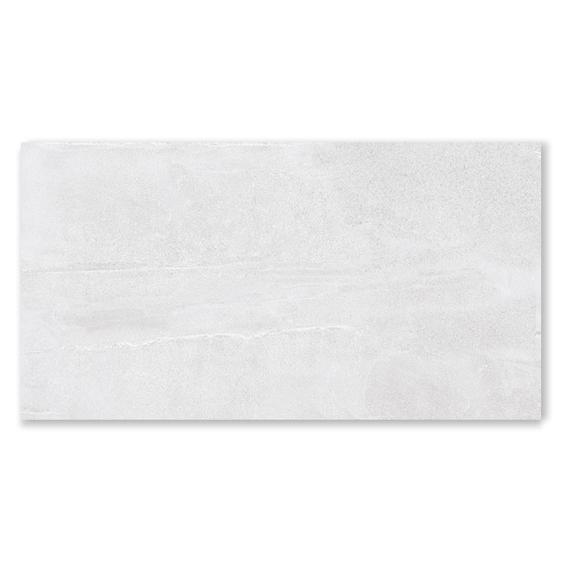 Exuberant Hydra White Concrete Stone Look Matt Finish Porcelain Tile