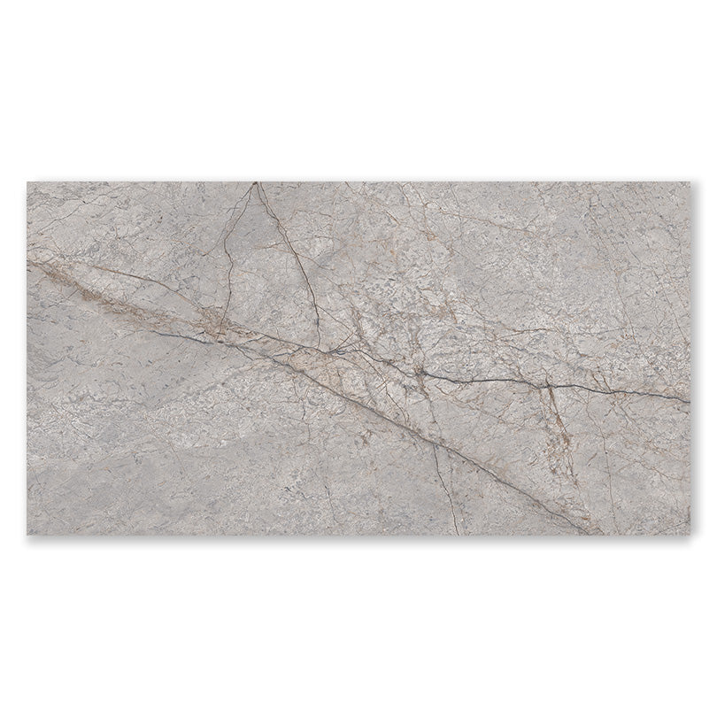 Exuberant Silver River Marble Effect Polished Porcelain Tiles