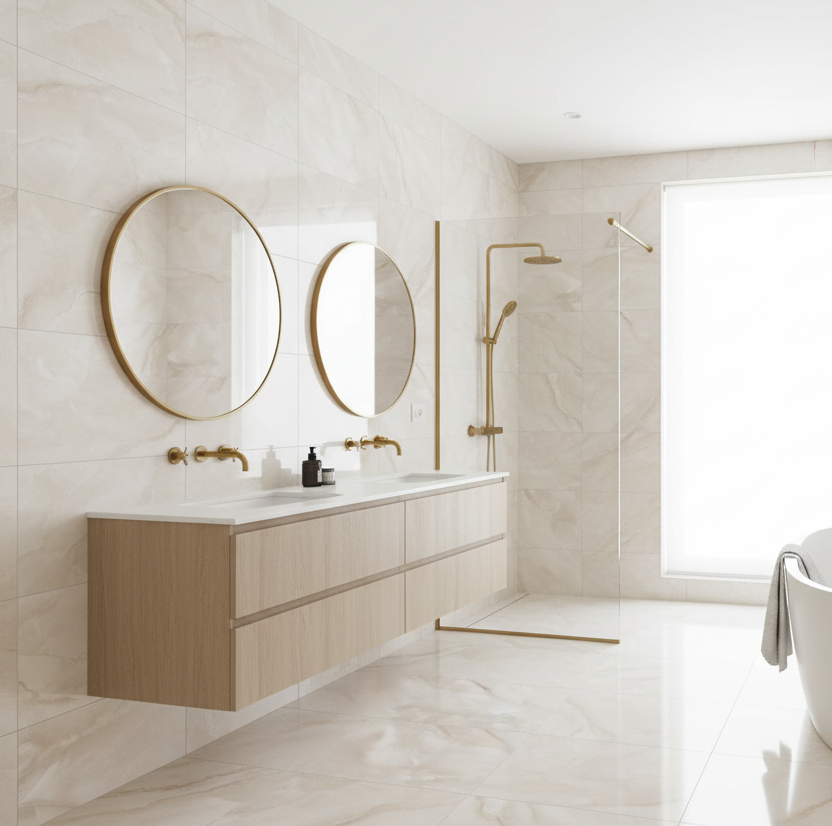 Exuberant Sun Silver Onyx Marble Effect Polished Porcelain Tiles