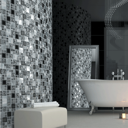 Frame Silver Wall Tile