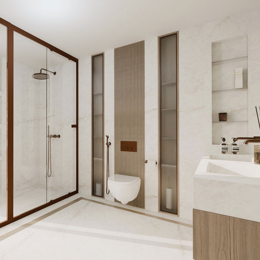 Gemstone White Silk Matt Finish Onyx Effect Porcelain Tile 600x1200