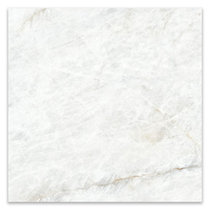 Gemstone White Silk Matt Finish Onyx Effect Porcelain Tile 100x100