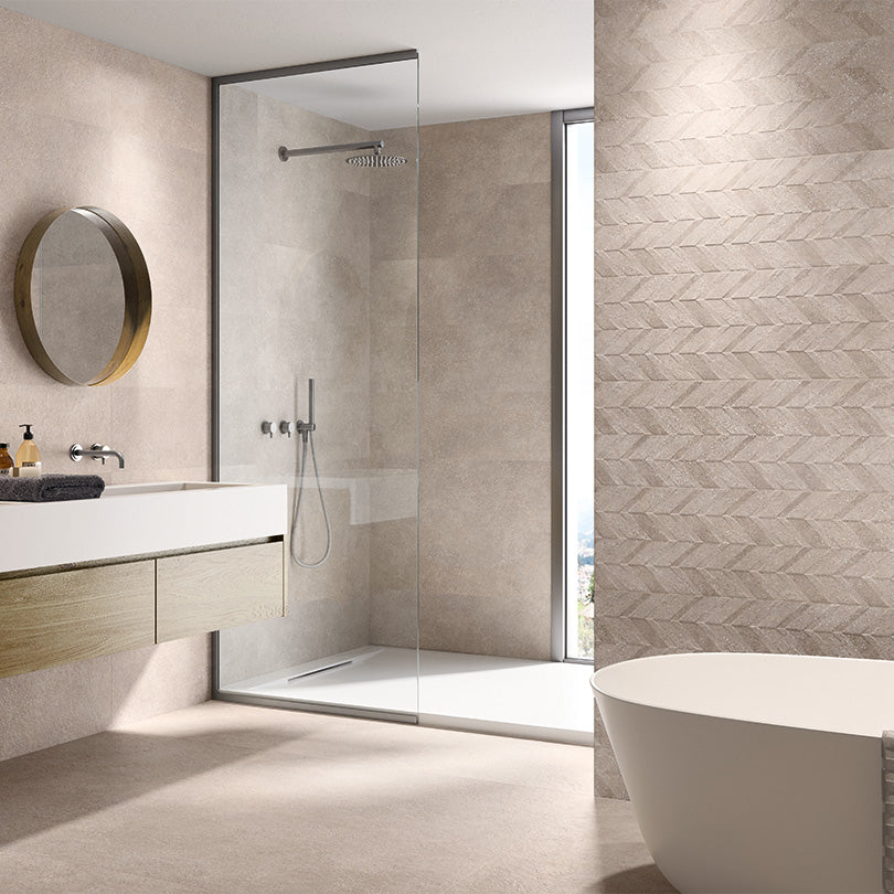 Grandiose Asphalt Fume Ceramic Wall Tile