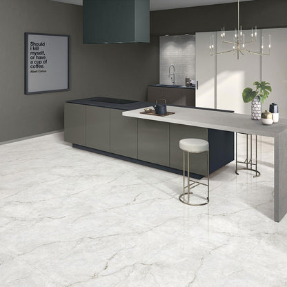 Iceberg Polished Porcelain Marble Onyx Effect Tile