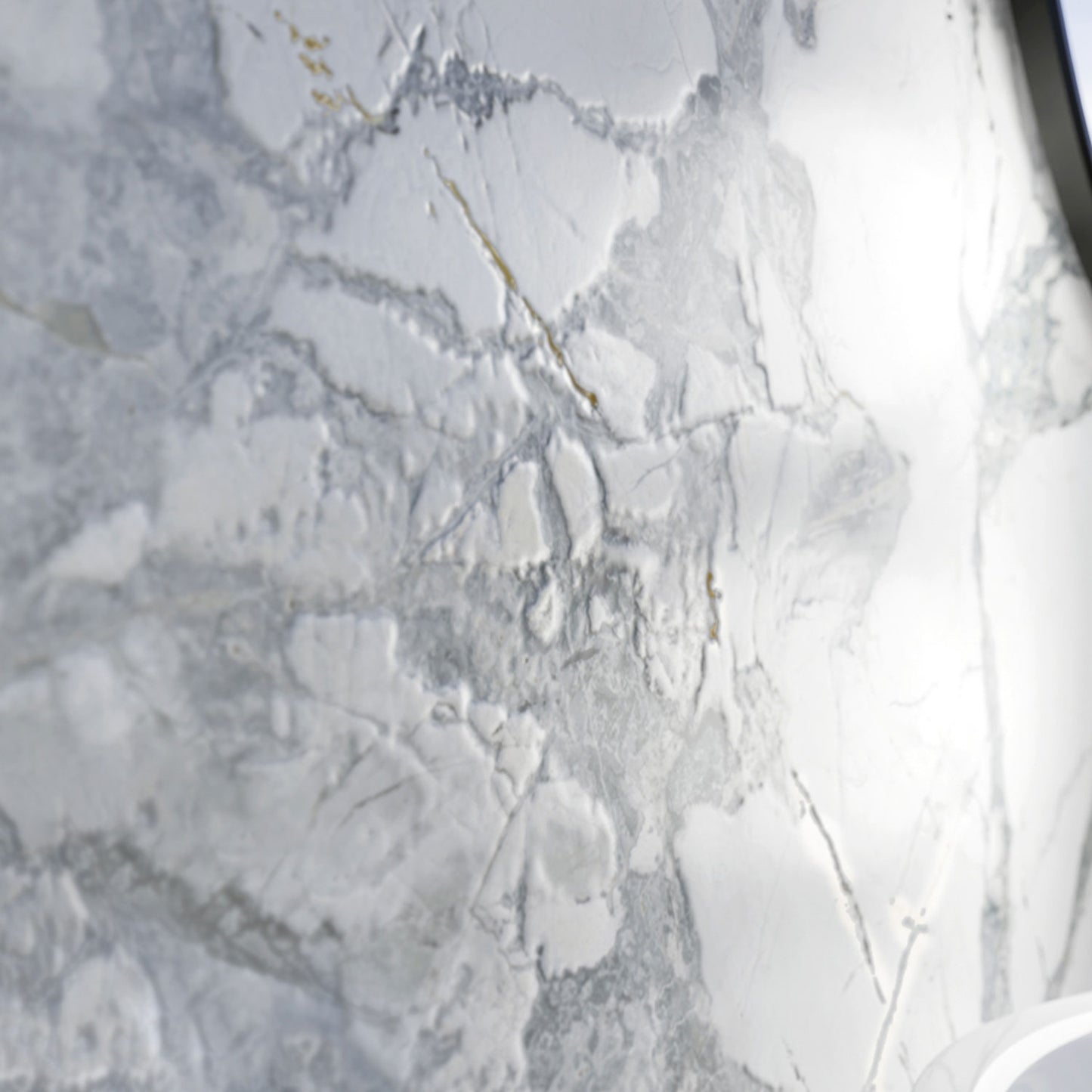 Ovvio Invisible Grey Marble Effect Matt Finish Porcelain Tile