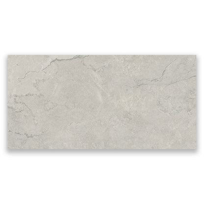 Kronos Silver Grey Stone Look Matt Finish Porcelain Wall & Floor Tile