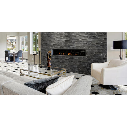 Marmi Black Split Face Effect Tile