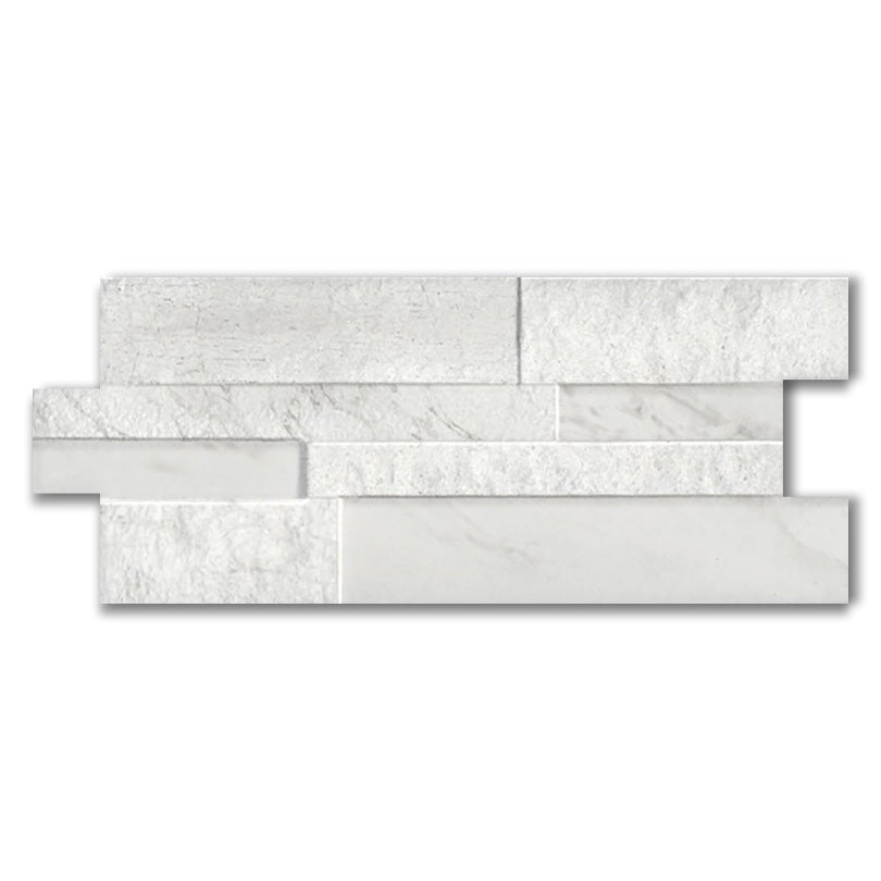 Marmi White Split Face Effect Tile RTC