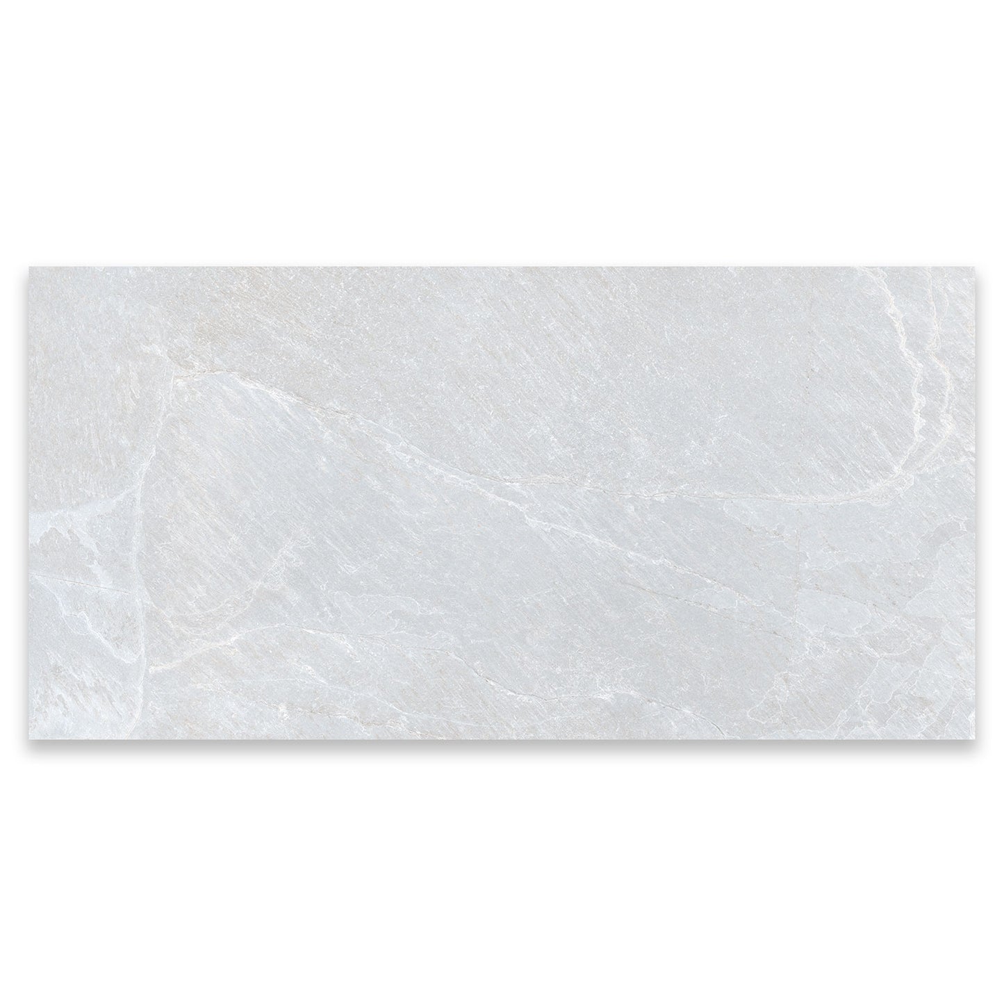 Masaya White Matt Stone Effect Wall & Floor Porcelain Tile
