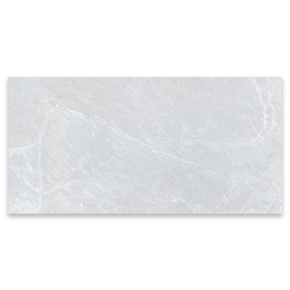 Masaya White Matt Stone Effect Wall & Floor Porcelain Tile