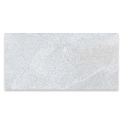 Masaya White Matt Stone Effect Wall & Floor Porcelain Tile