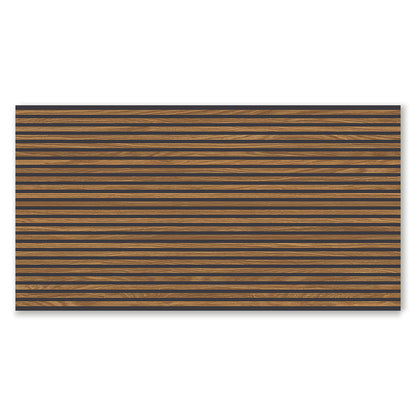 Maverick Canne Nut Black Wooden Slat Effect Porcelain Tile (Sample)