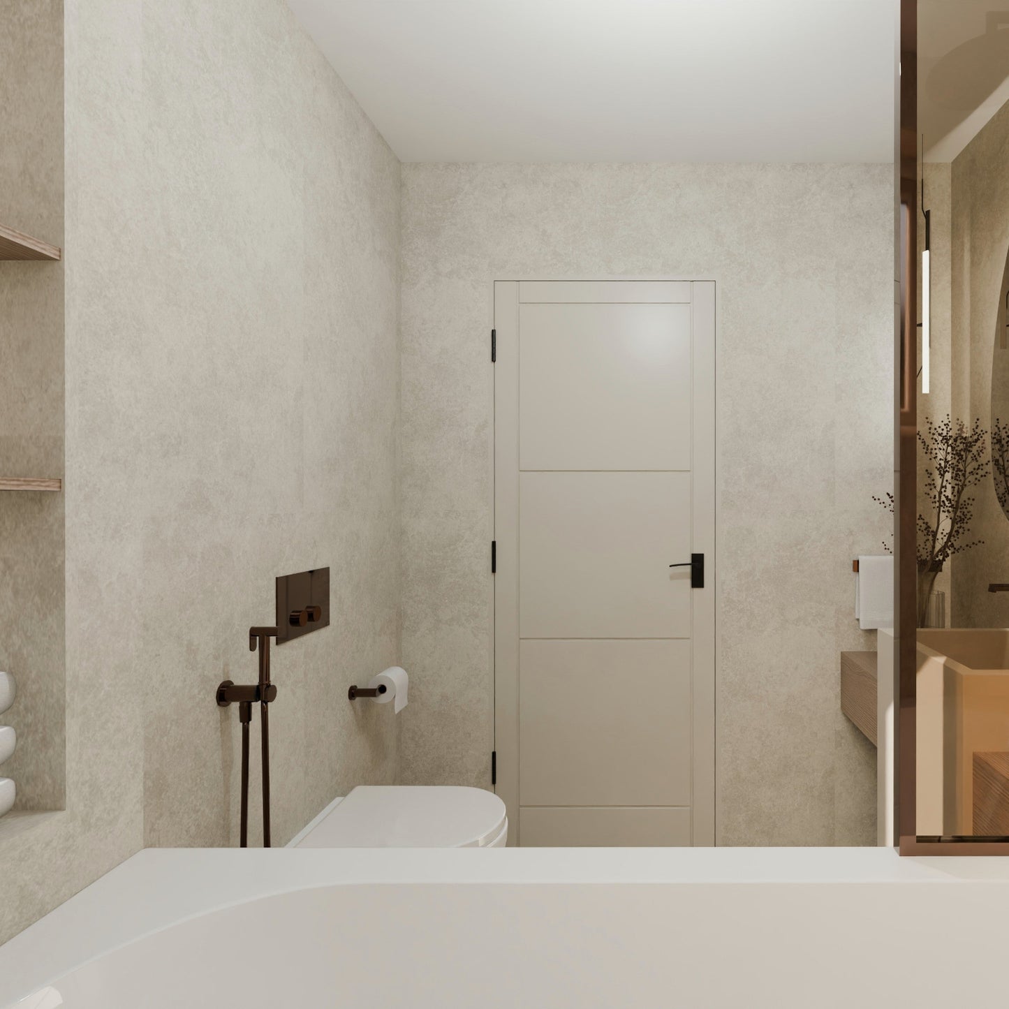 Missouri Mink Matt Stone Effect Wall & Floor Porcelain Tile