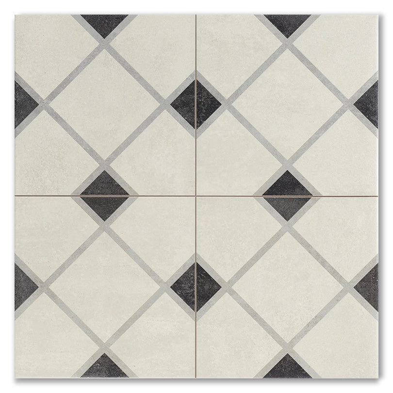 Norfolk Black Matt Finish Porcelain Tiles