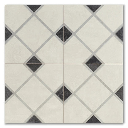 Norfolk Black Matt Finish Porcelain Tiles