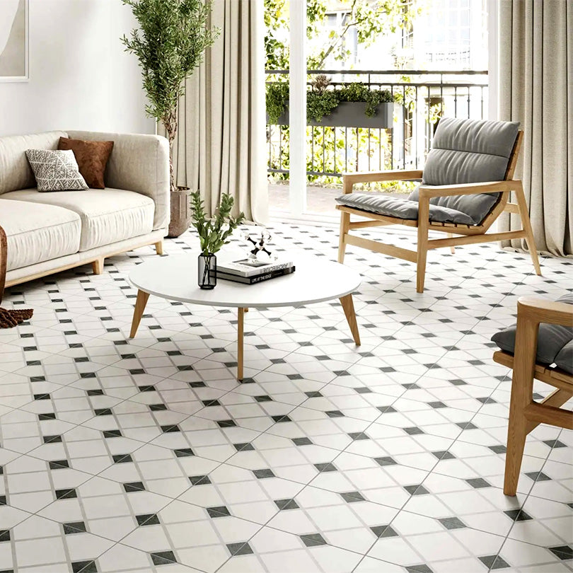 Norfolk Black Matt Finish Porcelain Tiles