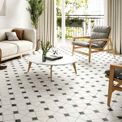 Norfolk Black Matt Finish Porcelain Tiles