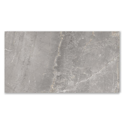 Ovvio Charme Grey Marble Effect Matt Finish Porcelain Tile (Sample)
