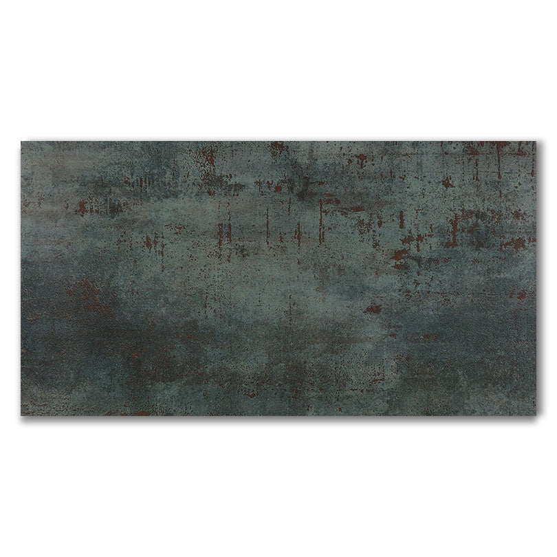 Ovvio Metal Sea Green Lapatto Matt Finish Porcelain Tile