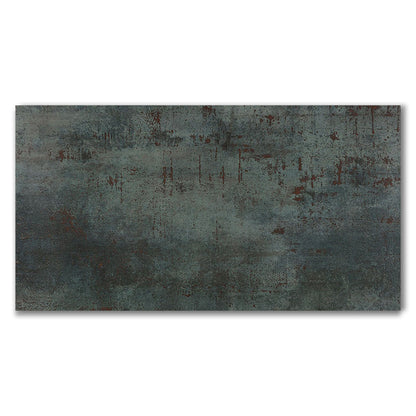 Ovvio Metal Sea Green Lapatto Matt Finish Porcelain Tile