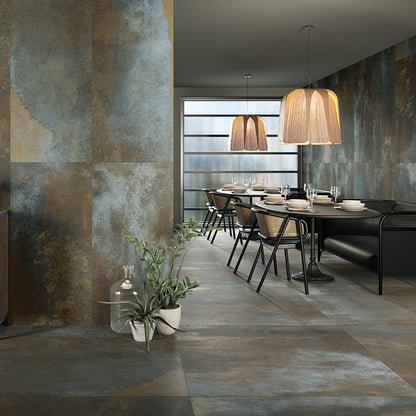 Ovvio Metallic Wild Matt Finish Porcelain Tile (Sample)