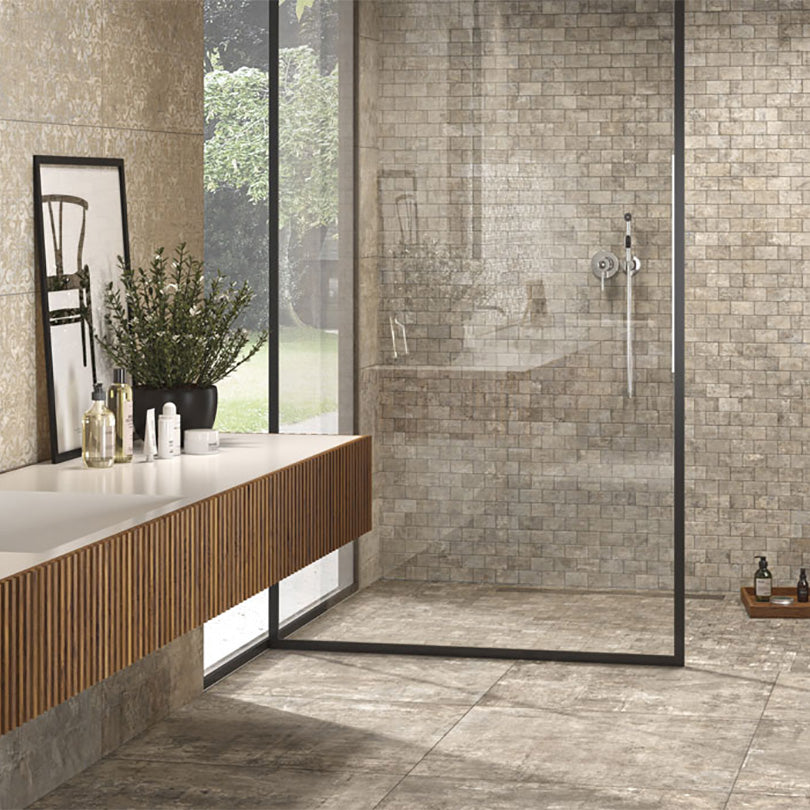 Ovvio Murales Beige Matt Finish Porcelain Tile (Sample)