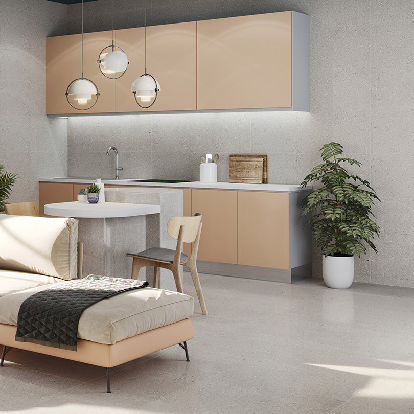 Ovvio Vincent Stone Grey Matt Finish Porcelain Tile