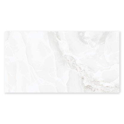 Ovvio White Agate Onyx Dune Marble Effect Matt Finish Tile (Sample)
