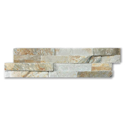 Oyster Random Beige Brick Split Face Mosaic Tile (Sample)