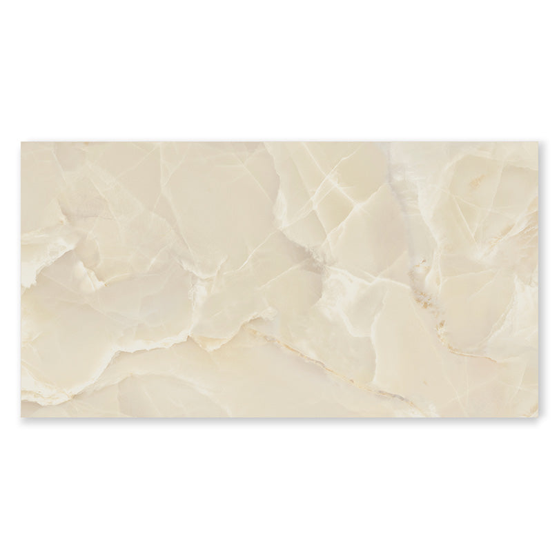Prestige Sable Beige Onyx Effect Polished Porcelain Tile (Sample)