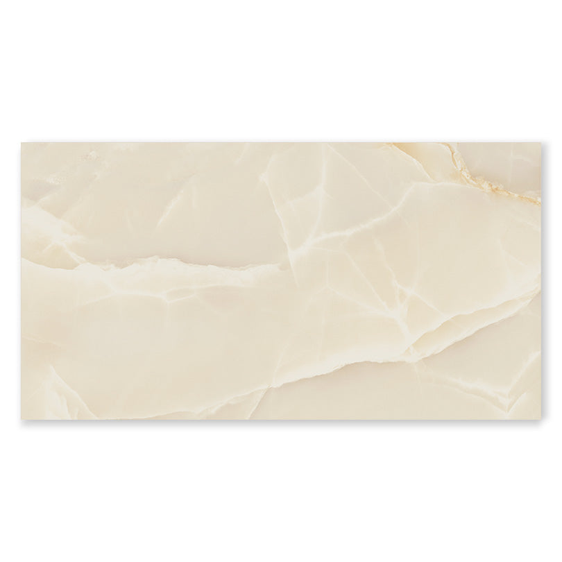 Prestige Sable Beige Onyx Effect Polished Porcelain Tile (Sample)