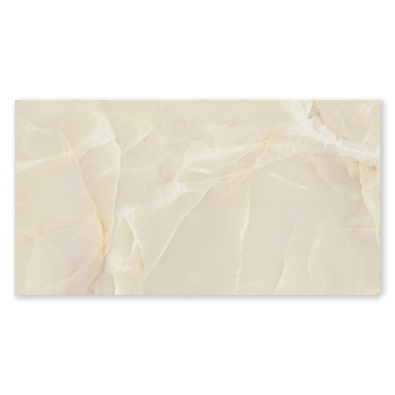 Prestige Sable Beige Onyx Effect Polished Porcelain Tile (Sample)