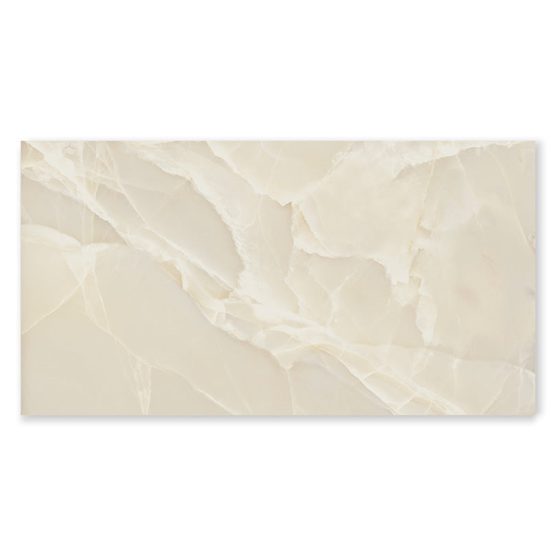 Prestige Sable Beige Onyx Effect Polished Porcelain Tile (Sample)
