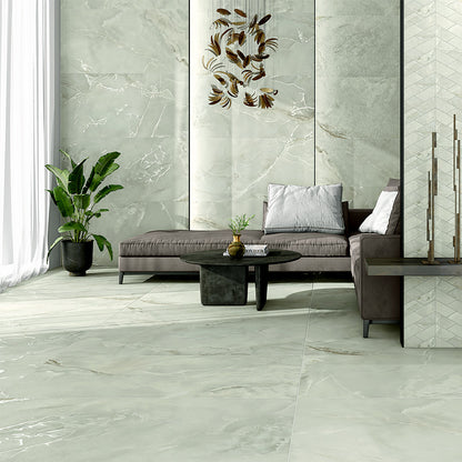 Prestige Silk Onyx Effect Light Green Matt Finish