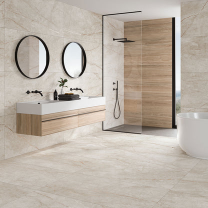 Rainforest White Marble Stone Matt Finish Porcelain Tile 60x120