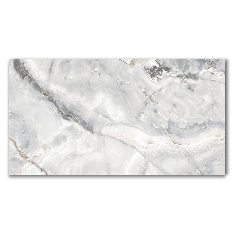 Designo Eunoia Grey Onyx Effect Polished Porcelain Tile