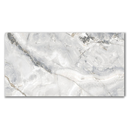 Designo Eunoia Grey Onyx Effect Polished Porcelain Tile