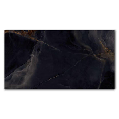 Marmo Onyx Black Polished Porcelain Tile