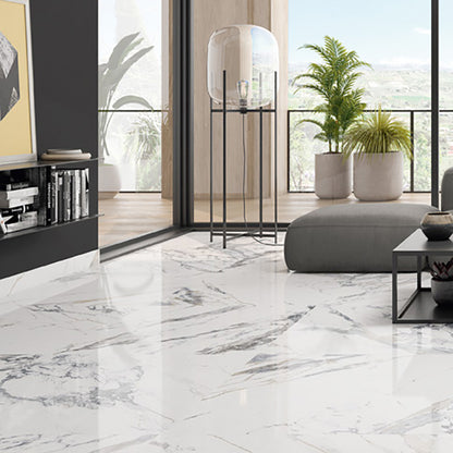 Designo Tinenza Marble Effect Polished Porcelain Tile (Sample)