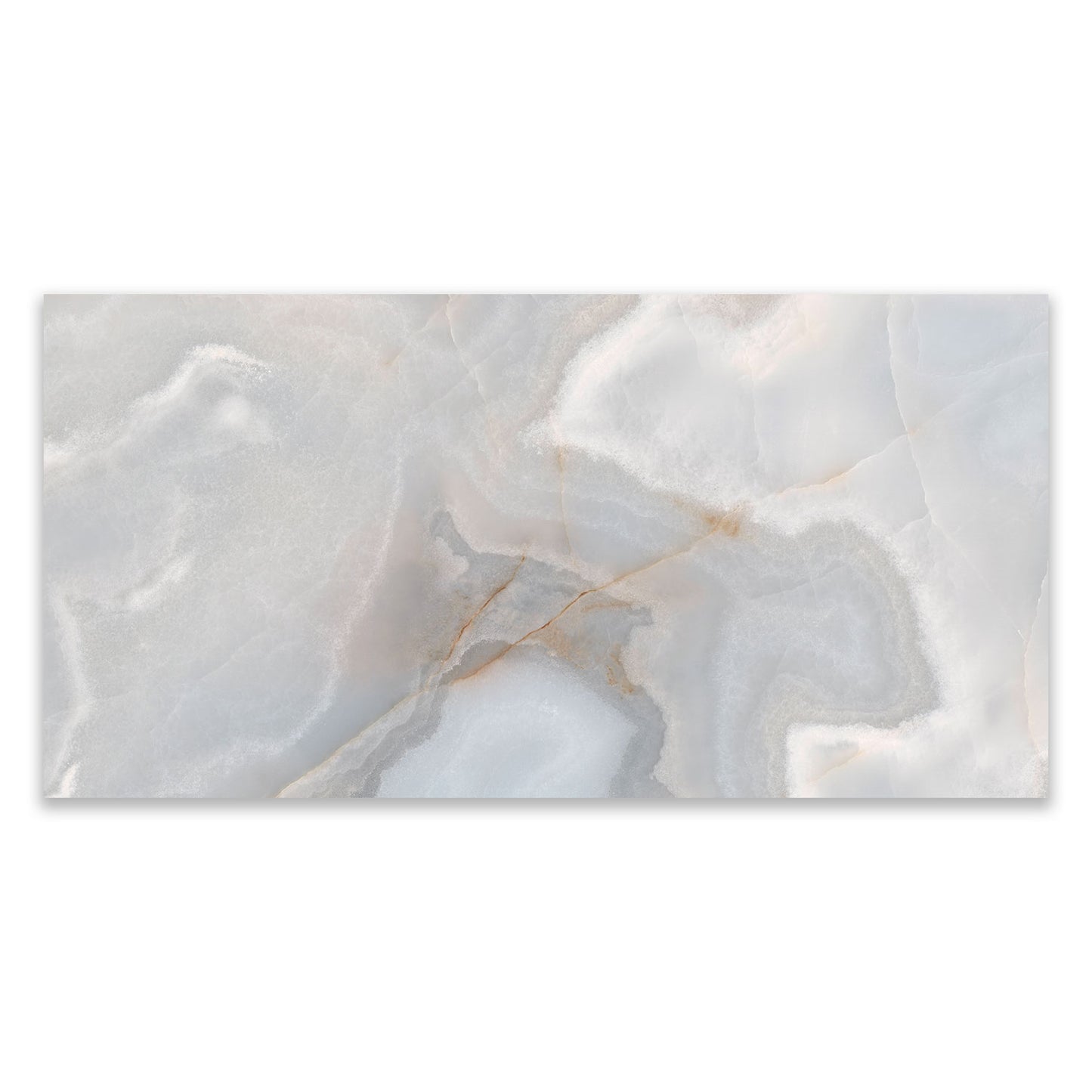Reve Bleu Onyx Effect Polished Porcelain 600x1200 Tile