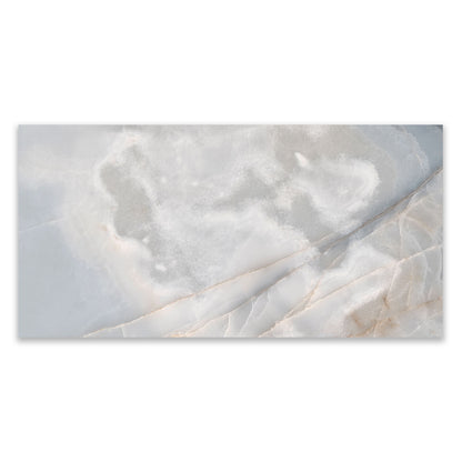 Reve Bleu Onyx Effect Polished Porcelain 600x1200 Tile