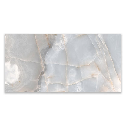 Reve Bleu Onyx Effect Polished Porcelain 600x1200 Tile