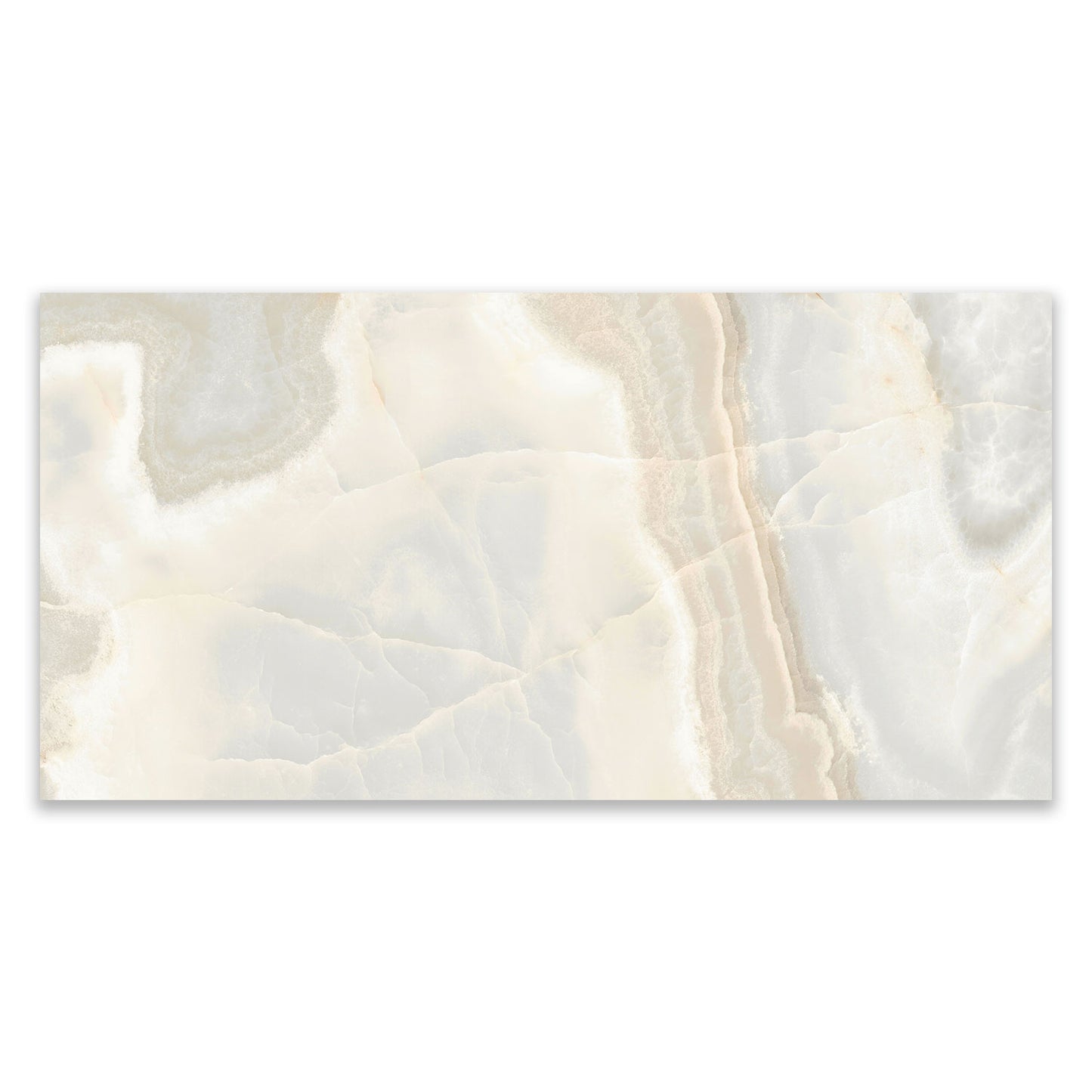 Reve Perla Polished Porcelain 600x1200 Tile (Sample)