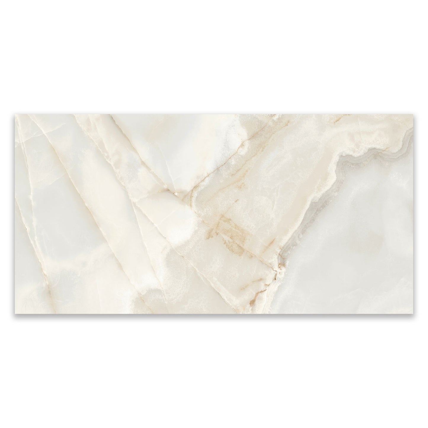Reve Perla Polished Porcelain 600x1200 Tile (Sample)