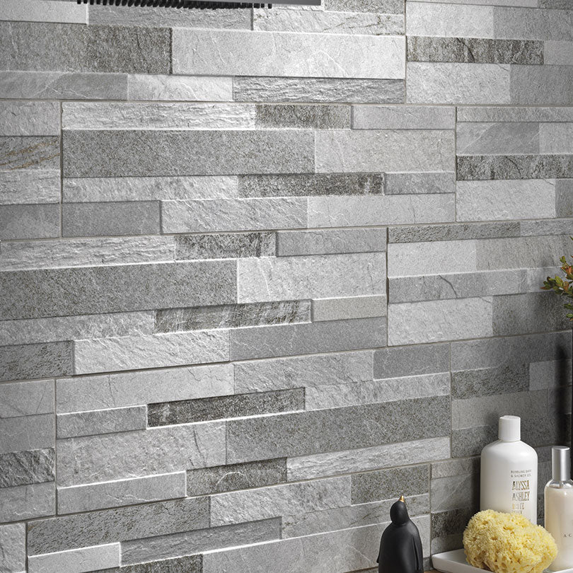 Cubics Grey Wall & Floor Tile (Sample)