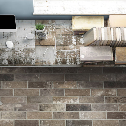 London Brown Brick Tile